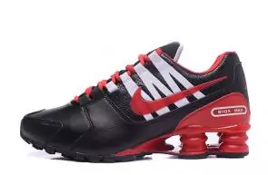 nike air show elite first pu running chaussures black red